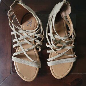 JC Journee Collection Women's Hanni Gladiator Sandals